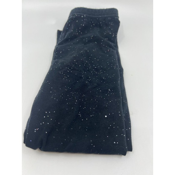 Cat & Jack Black Sparkly Leggings 5T - Picture 1 of 3